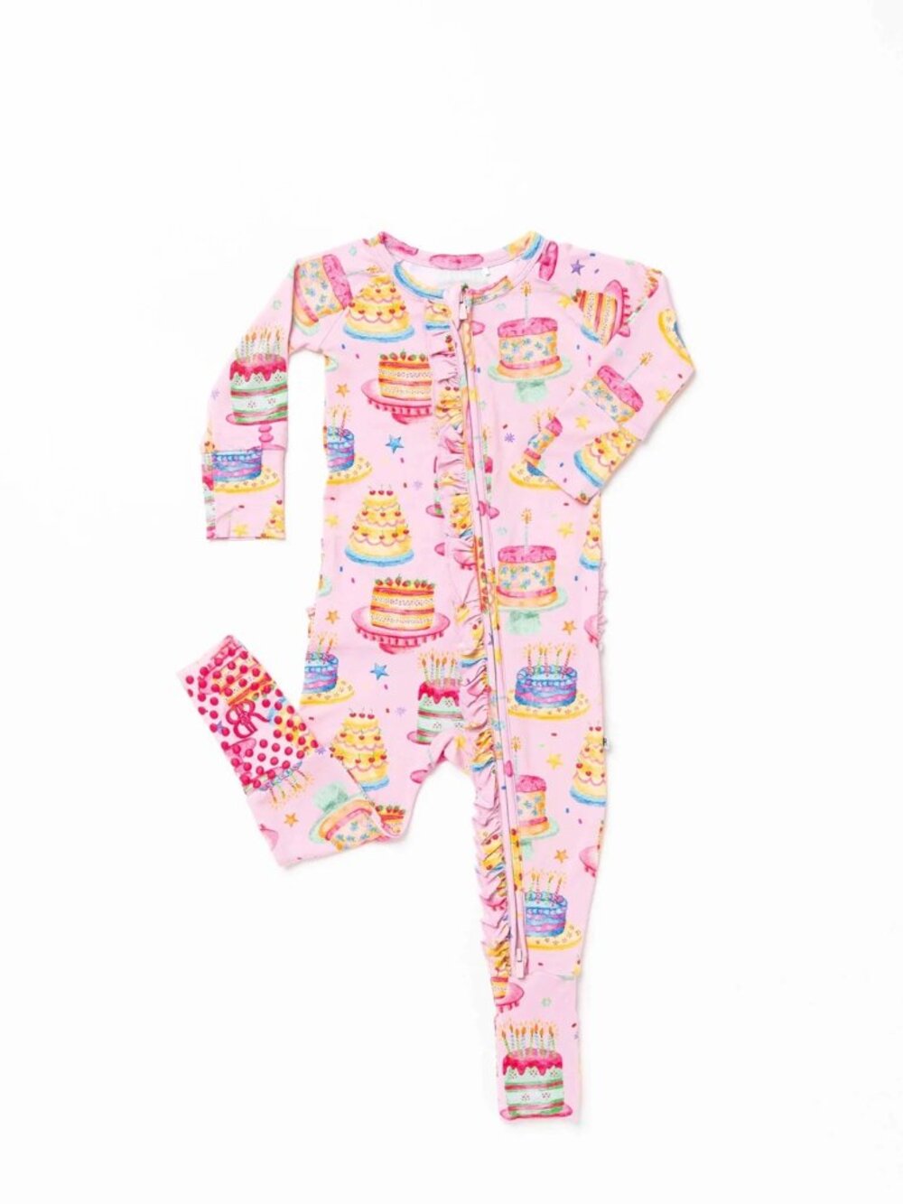 Bums & Roses Convertible Ruffle Romper Tiers of Joy 12-18m